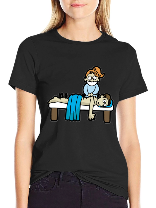 Acupuncture Cartoon T-Shirt