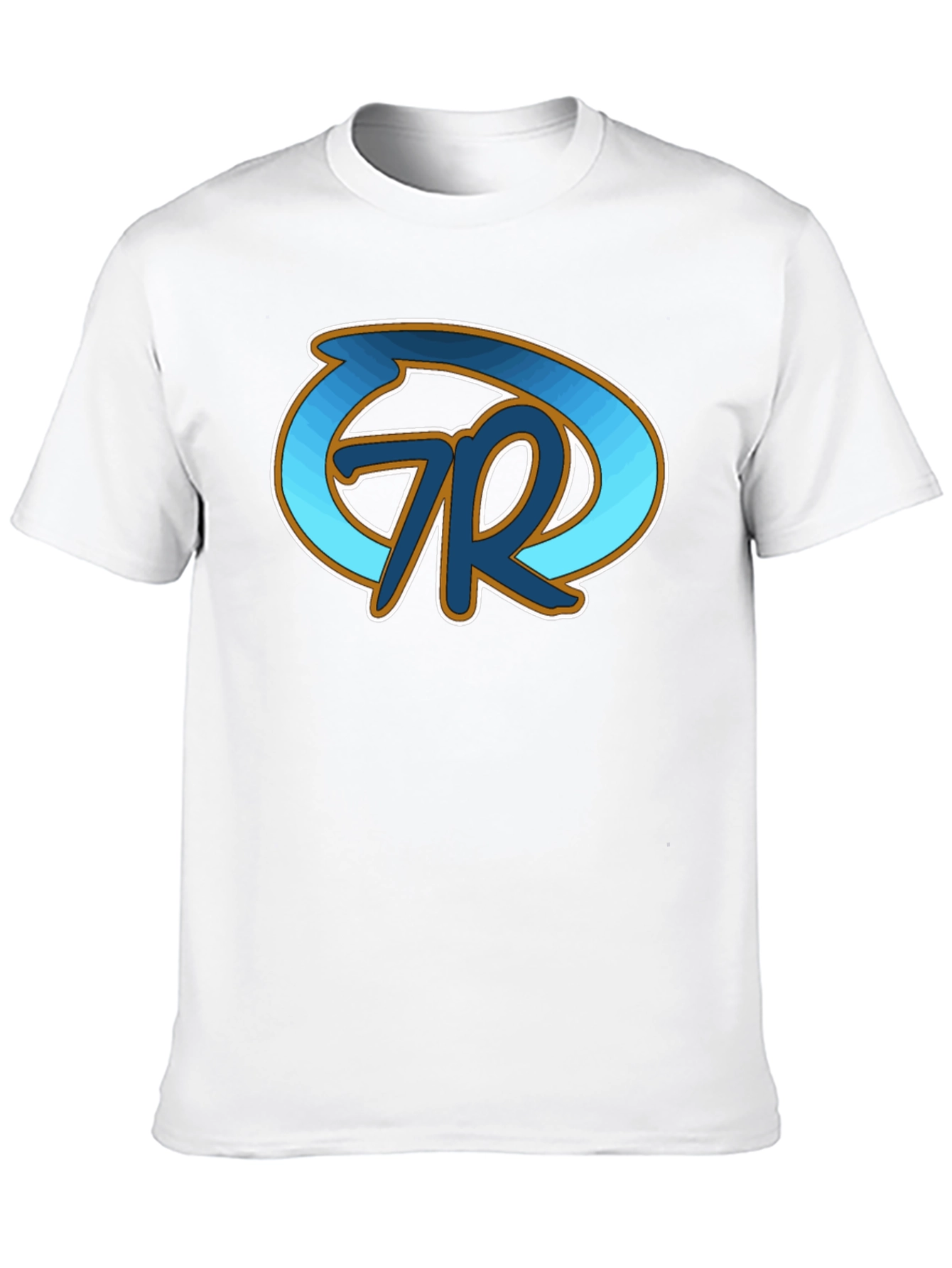 Black T-Shirt with Artistic Logo