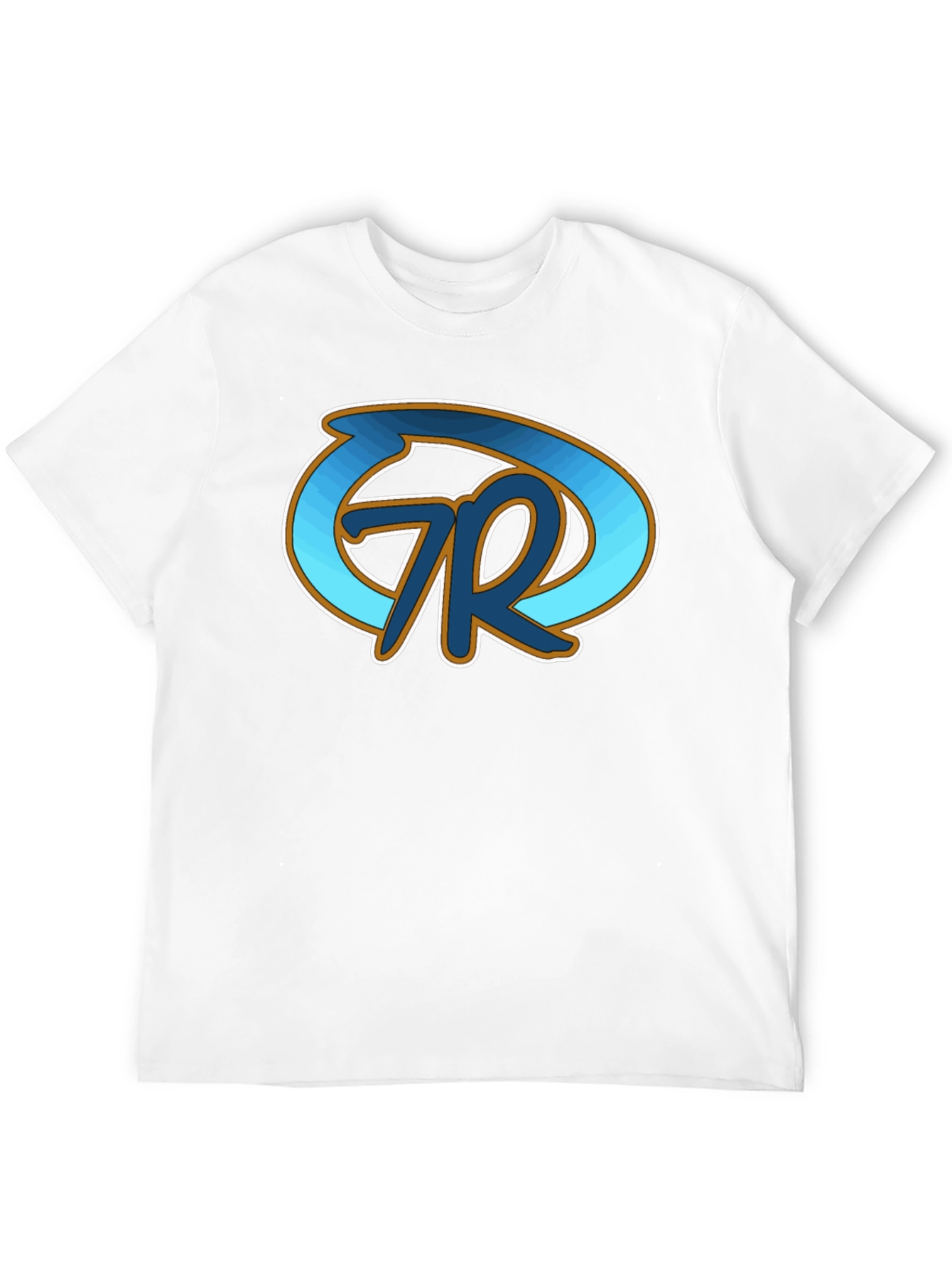 Black T-Shirt with Artistic Logo