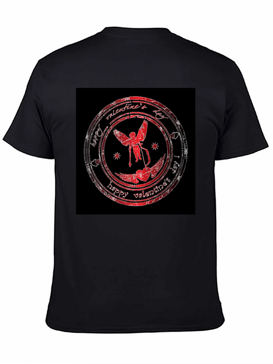 Valentines Day Cupid T-Shirt - Black