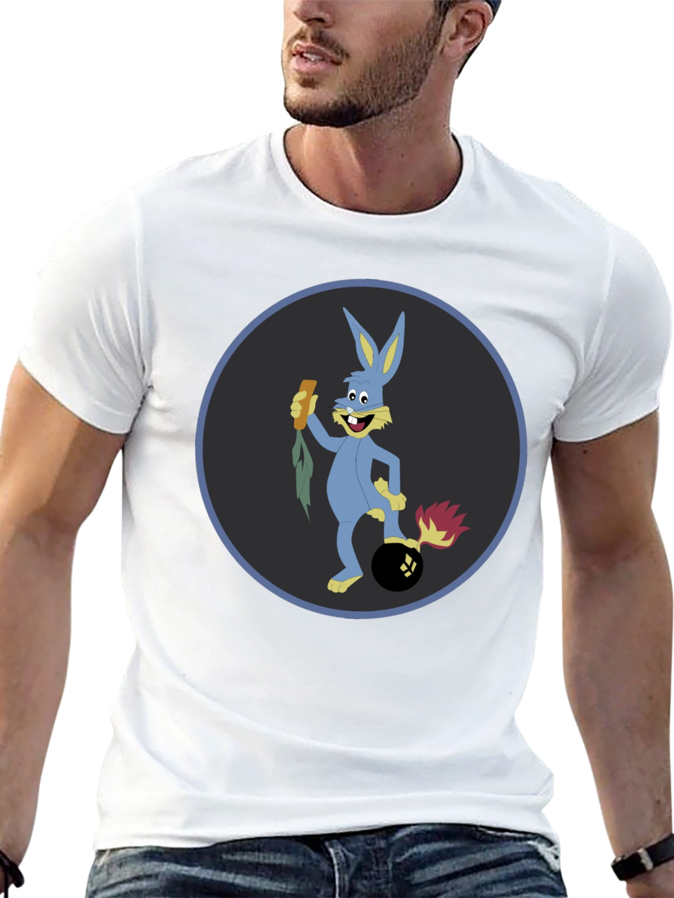 Cartoon Bunny Bomb T-Shirt