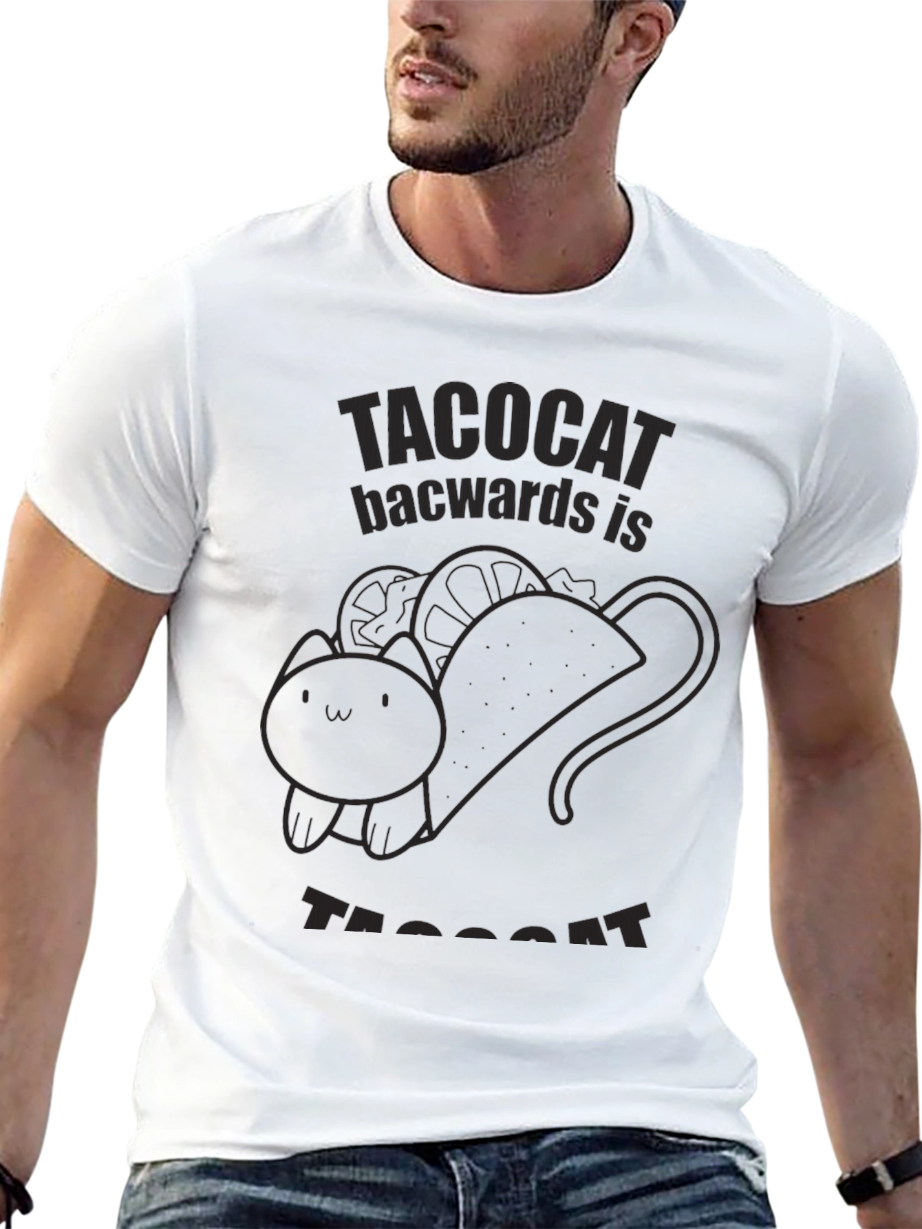 Taco Cat Backwards is Taco Cat Funny T-Shirt