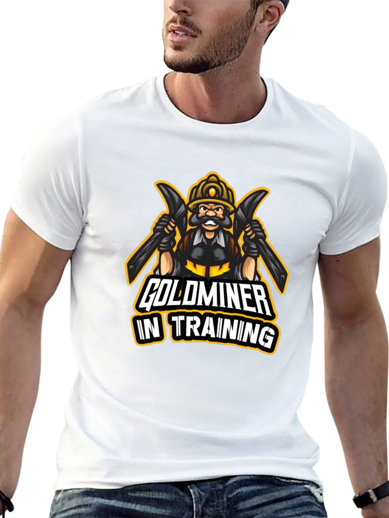 Goldminer In Training Black T-Shirt