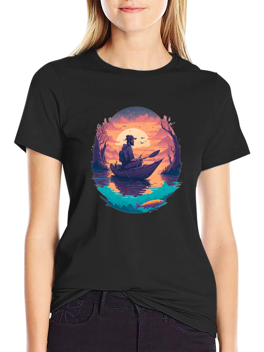 Fishing Sunset T-Shirt