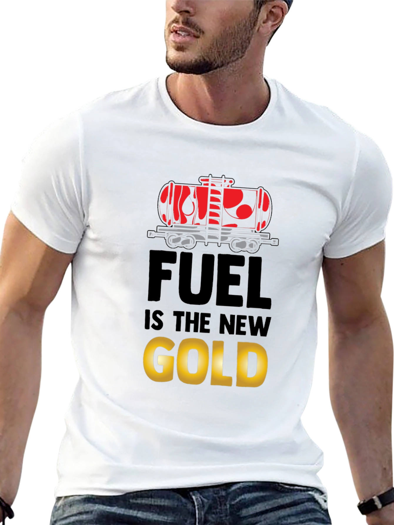 Fuel is the New Gold Graphic T-Shirt
