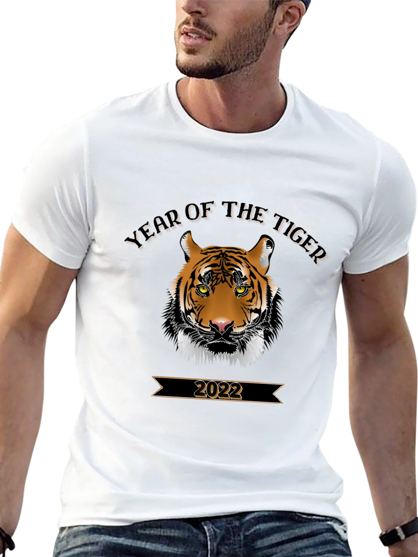 Year of the Tiger 2022 Black T-Shirt