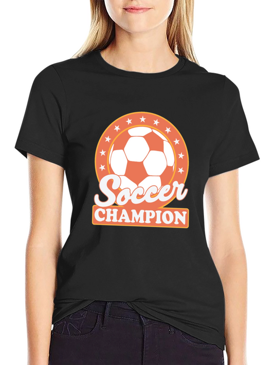 Soccer Champion T-Shirt - Black