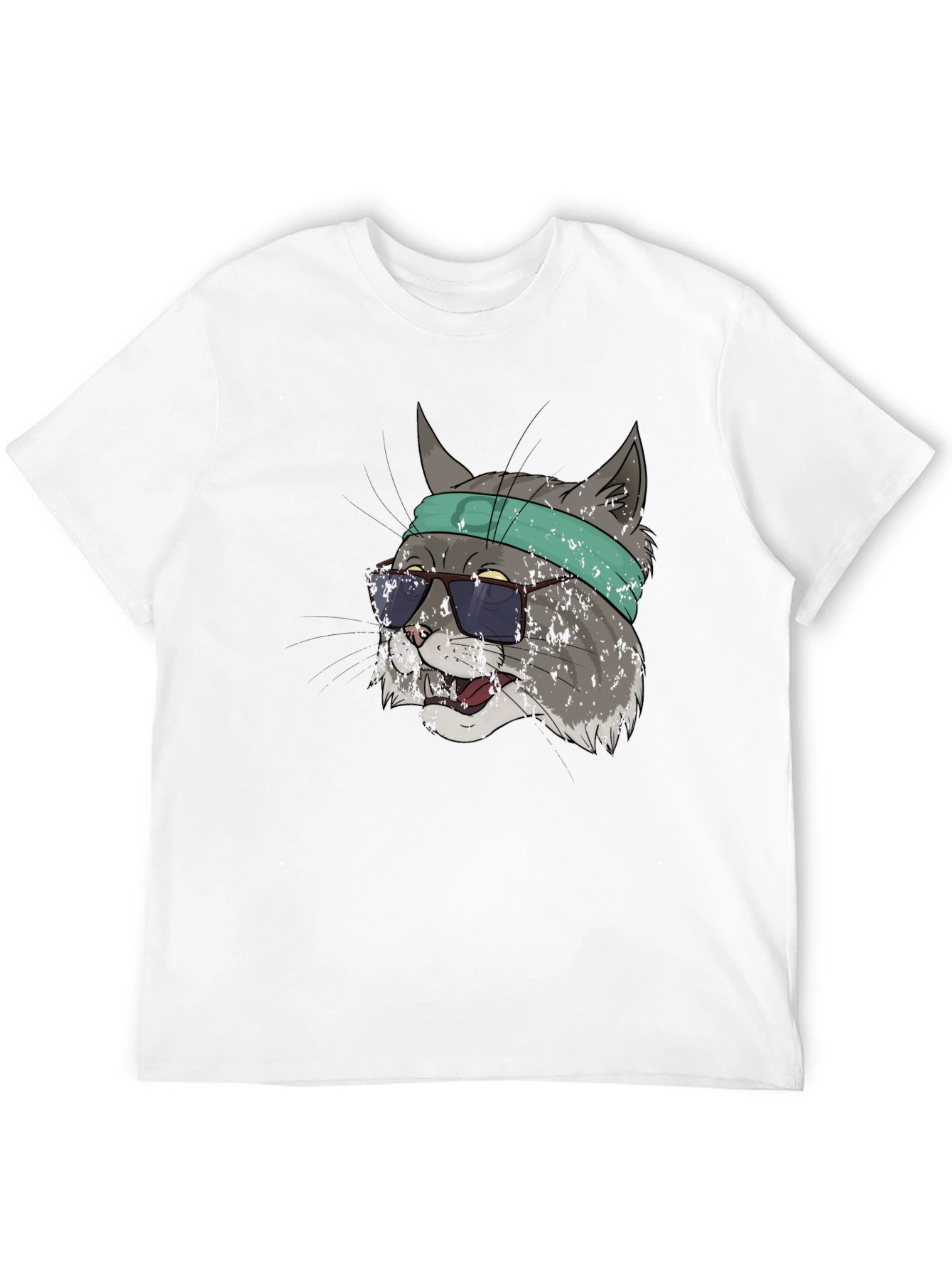 Cool Cat Graphic Tee - Unisex Black T-Shirt