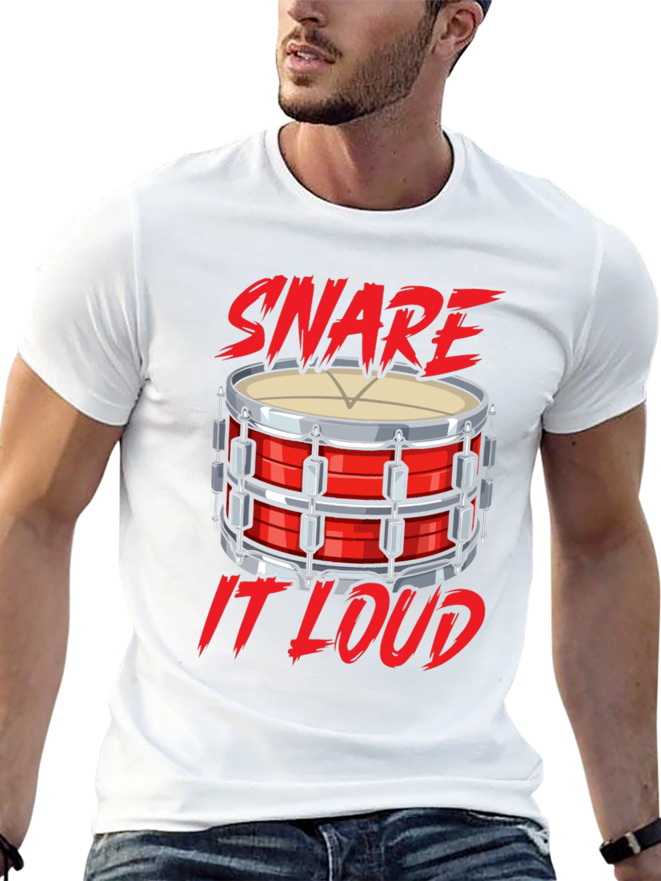 Snare It Loud Black T-Shirt