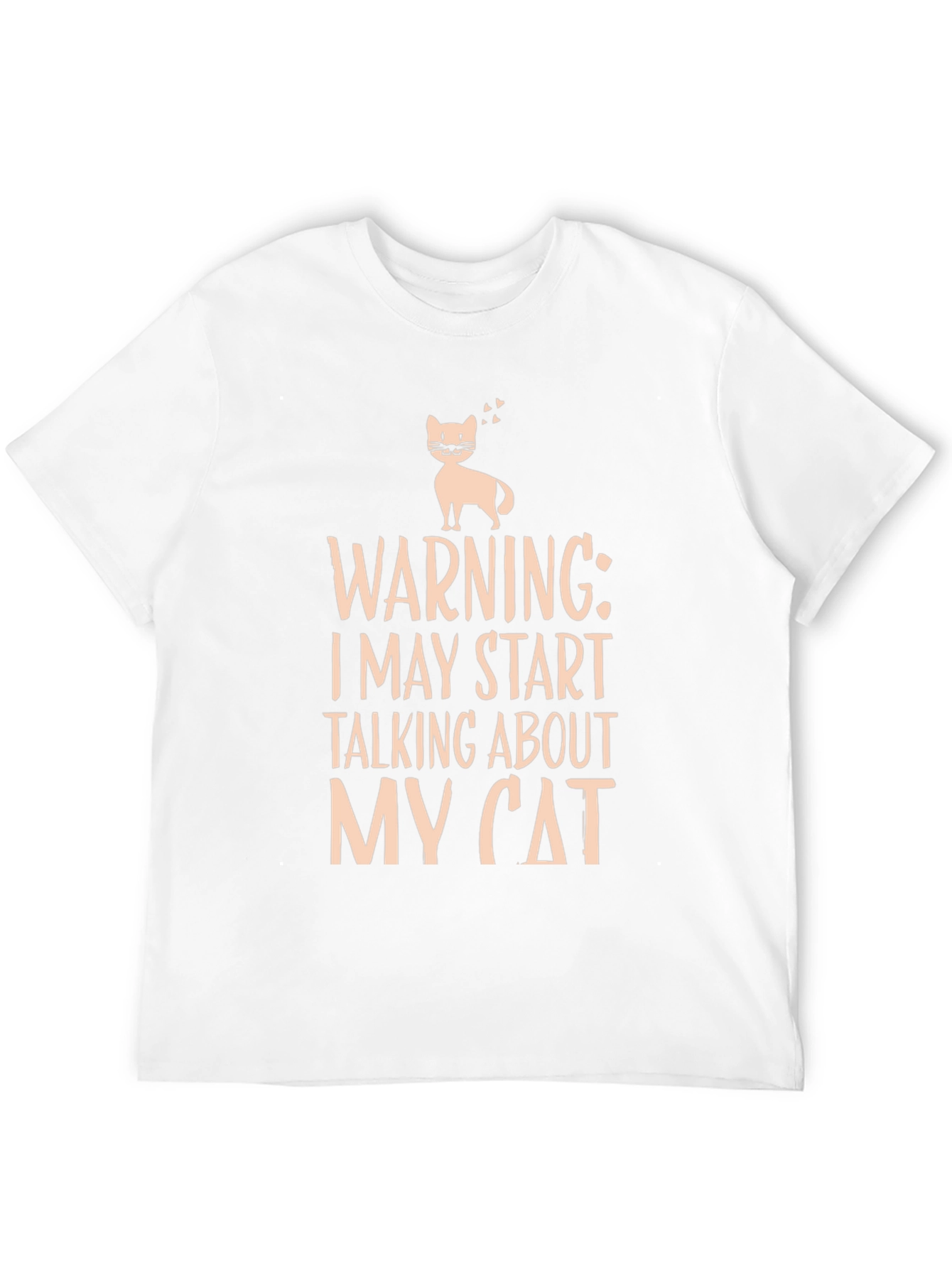 Warning Cat Lover Graphic T-Shirt