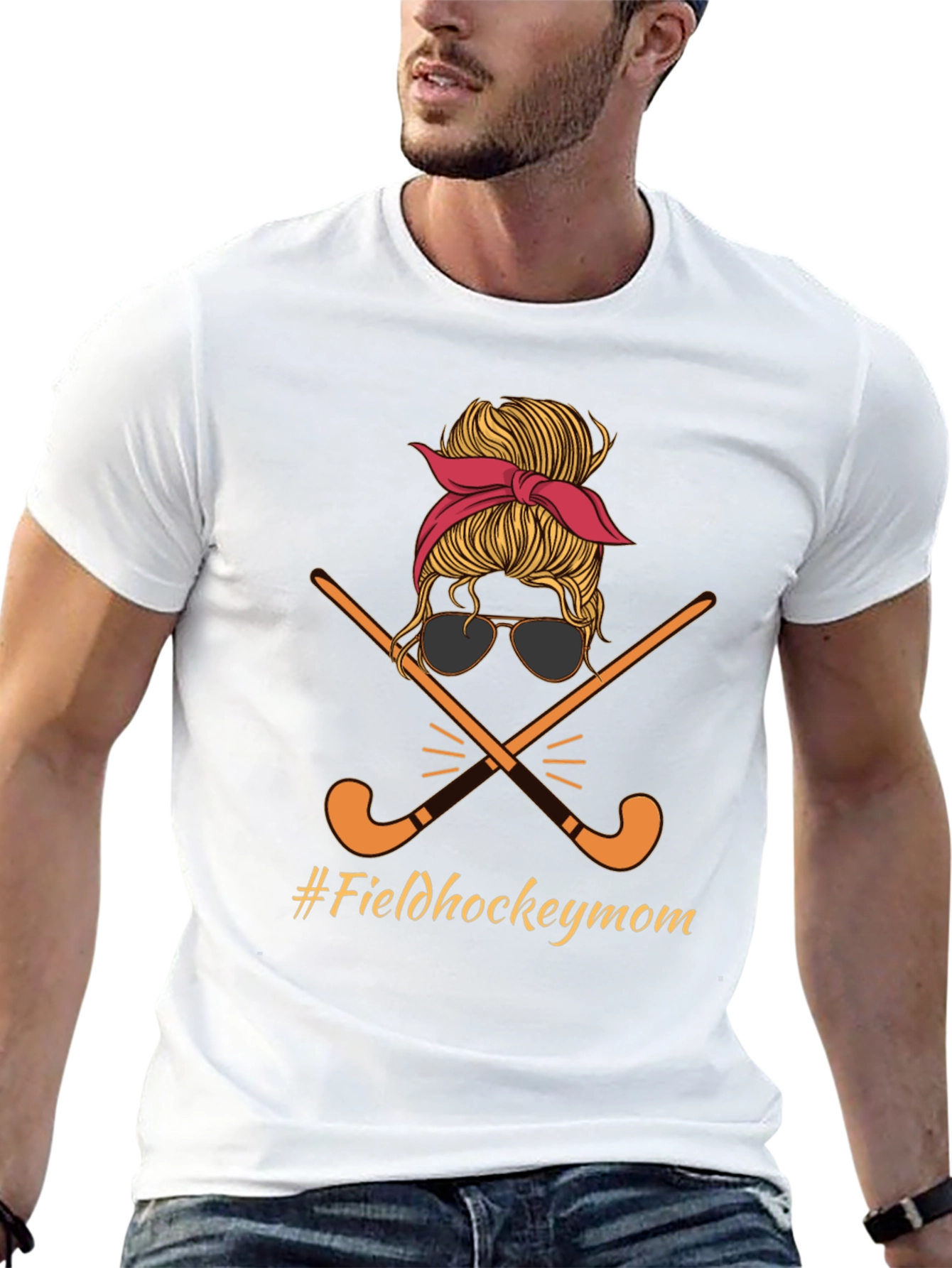 Field Hockey Mom Graphic Tee