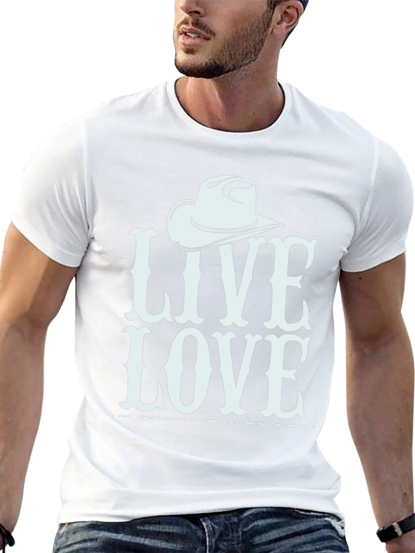 Live Love Rodeo T-Shirt Black