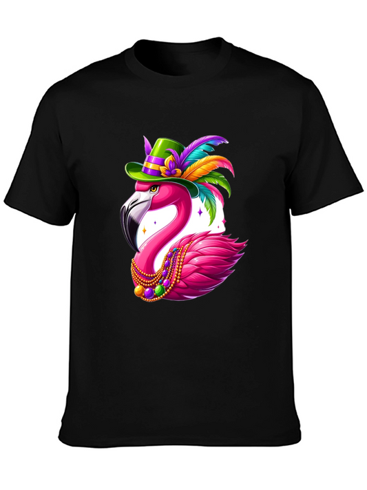 Festive Flamingo Graphic Tee