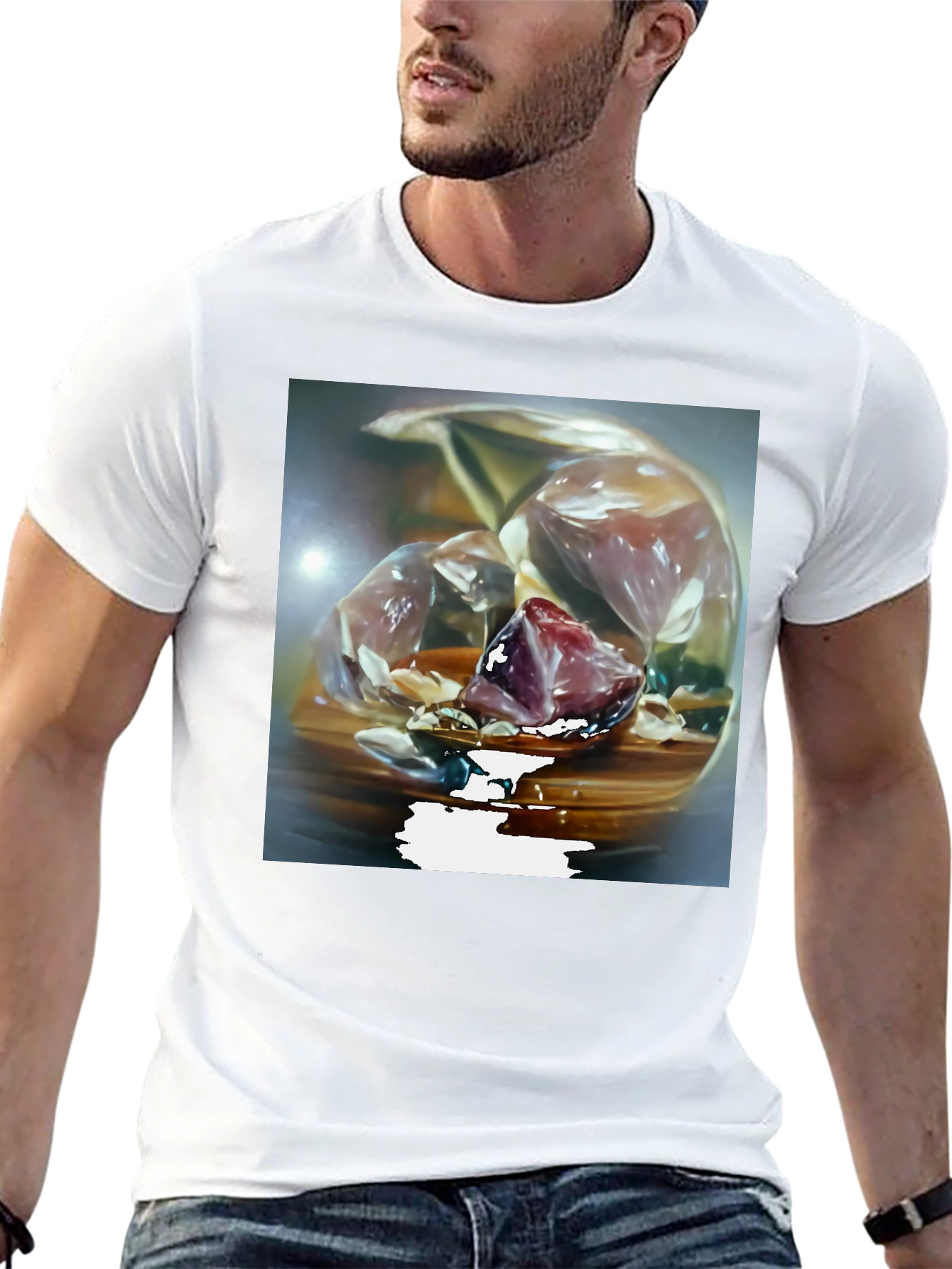Abstract Food Art T-Shirt