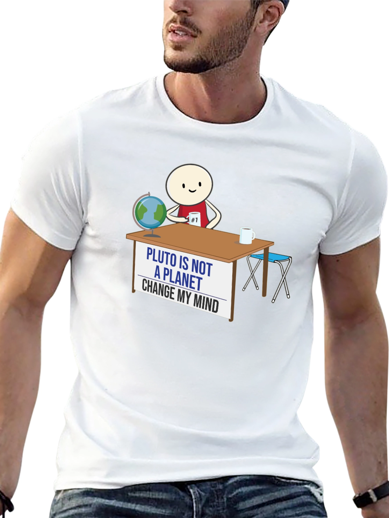 Pluto Debate T-Shirt - Change My Mind Tee