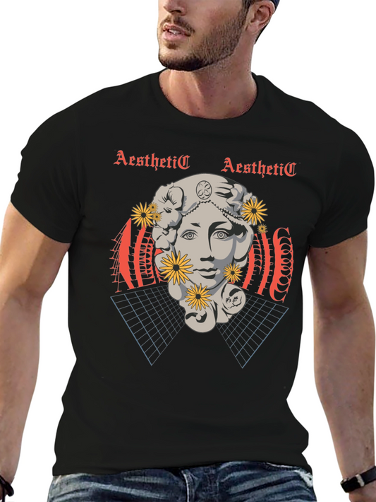 Aesthetic Statue Graphic T-Shirt - Unisex