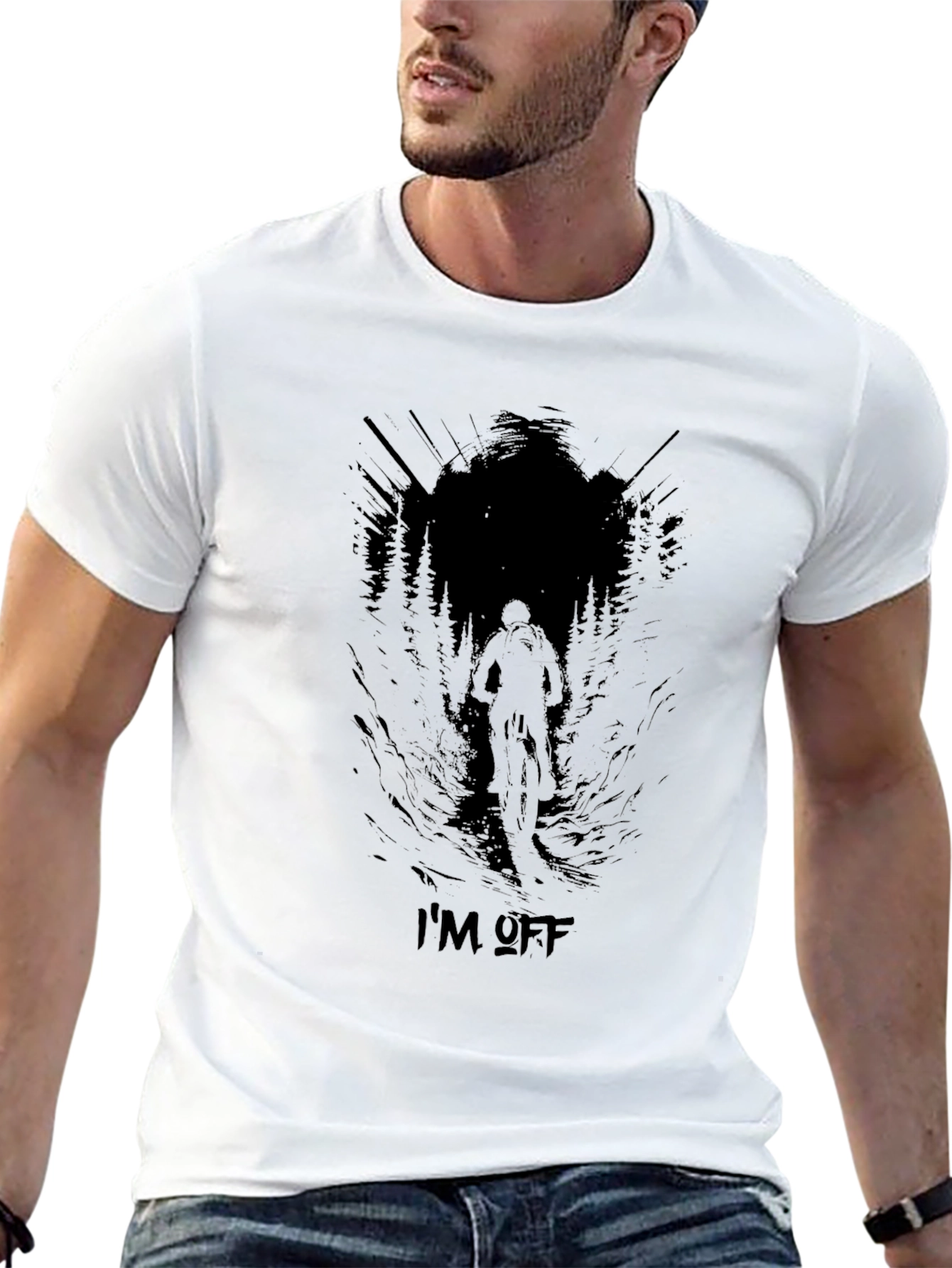 Im Off - Mountain Biker Graphic Tee