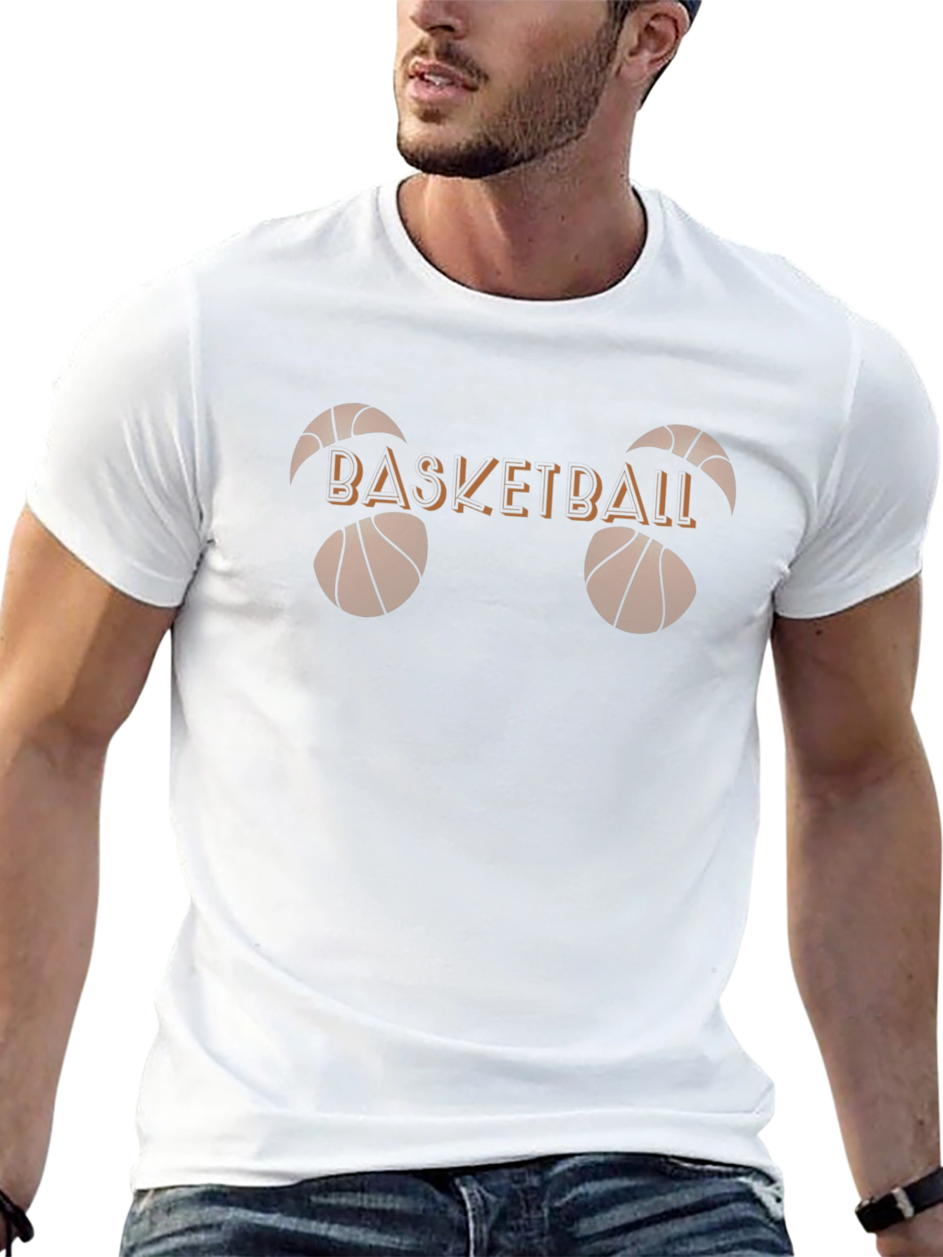 Basketball Graphic Tee - Stylish Sportswear