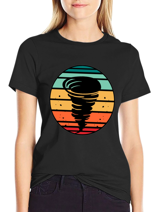 Tornado Sunset Graphic Tee - Stylish Weather Inspired T-Shirt