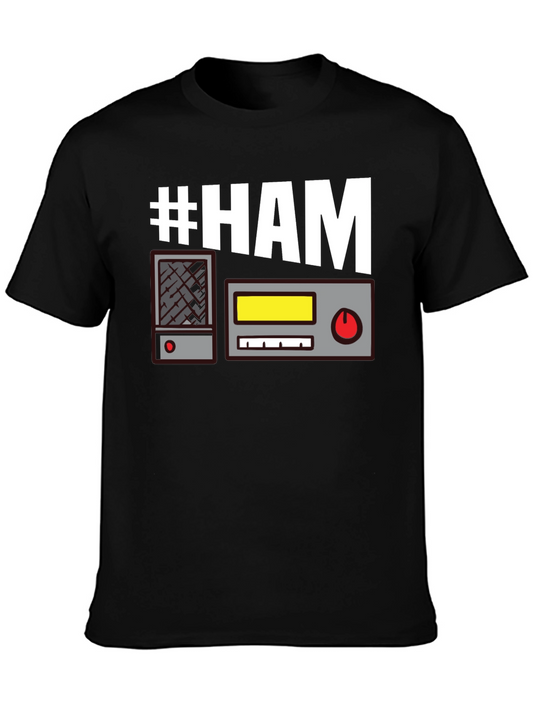 #HAM Radio Operator T-Shirt - Black Amateur Radio Tee