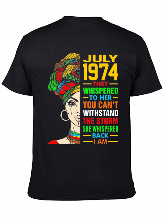 July 1974 Woman T-Shirt - African Heritage Tee