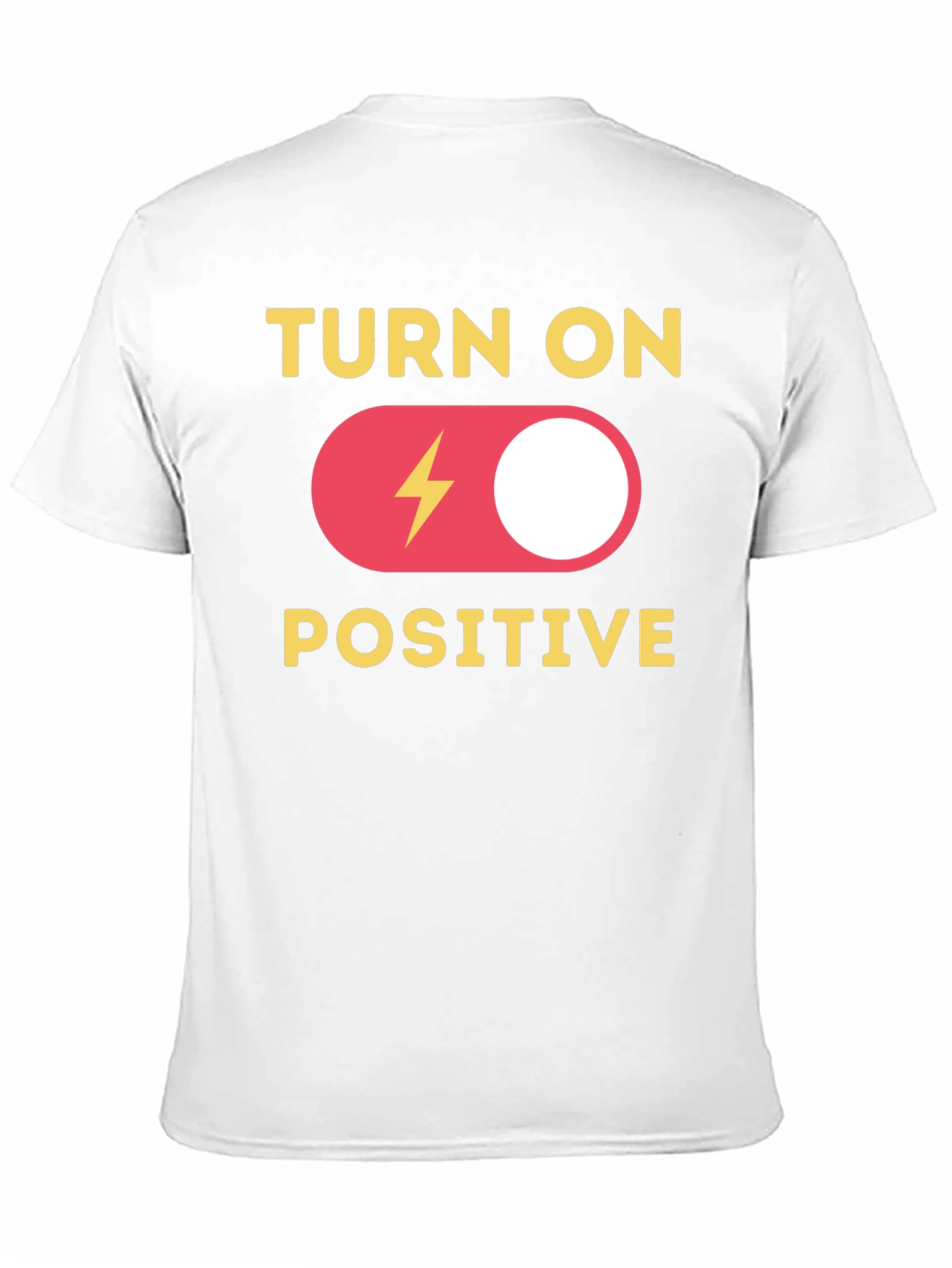 Turn On Positive Graphic T-Shirt - Black