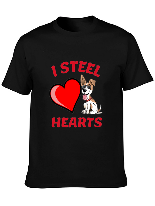 I Steal Hearts Dog T-Shirt