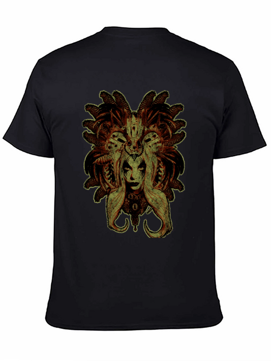 Occult Queen Graphic T-Shirt - Vintage Style Black Tee