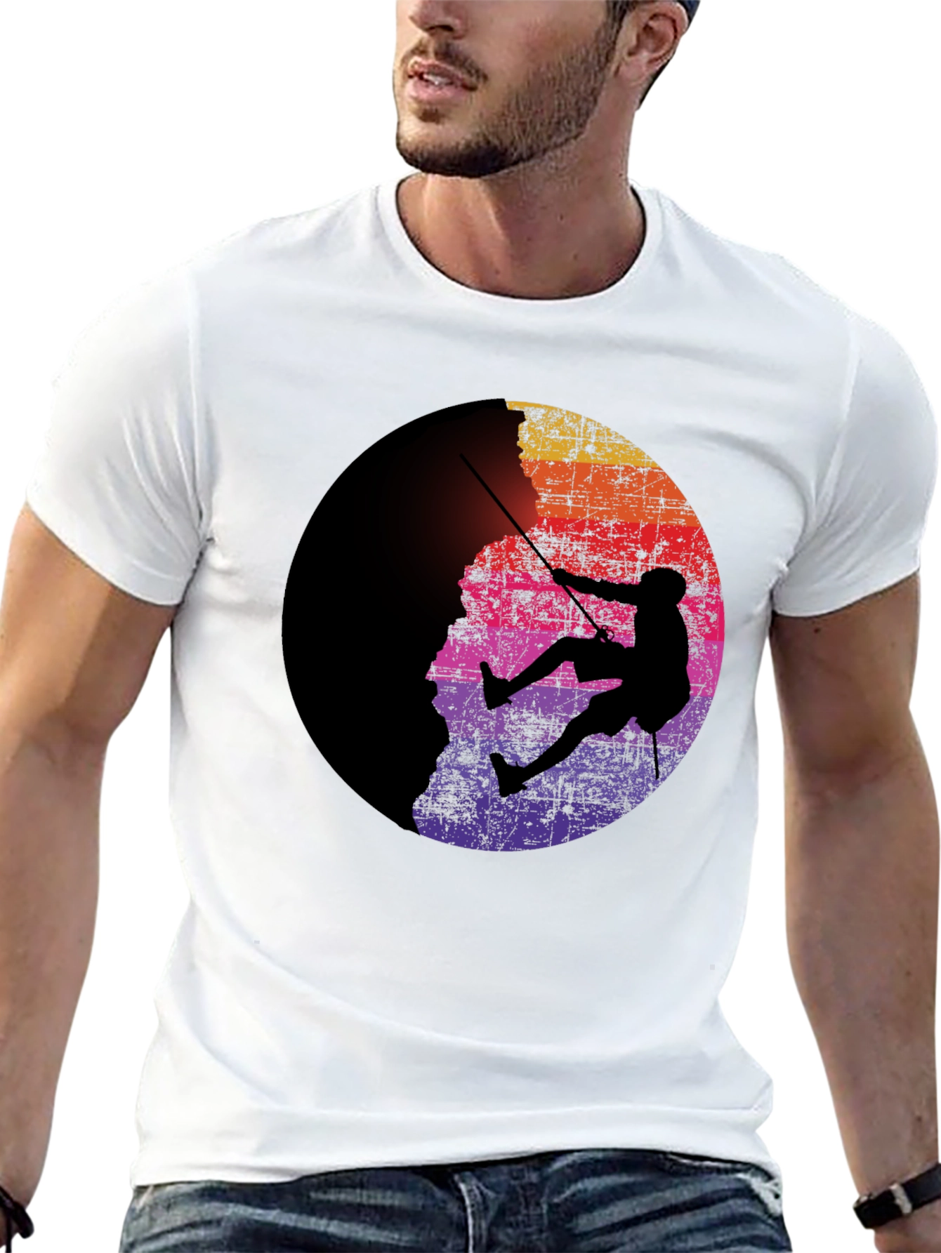 Rock Climbing Graphic Tee - Adventure Time!