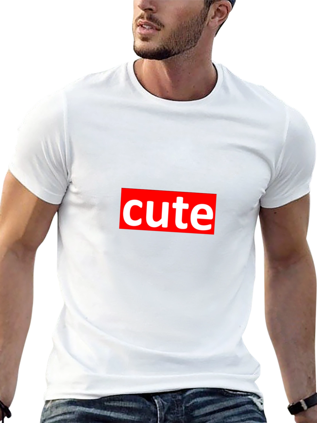Cute T-Shirt - Black Cotton Blend