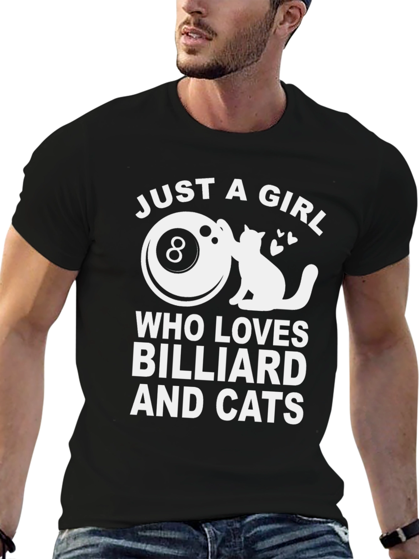 Billiard and Cats Graphic Tee