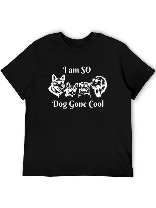 Dog Gone Cool Graphic Tee - Black