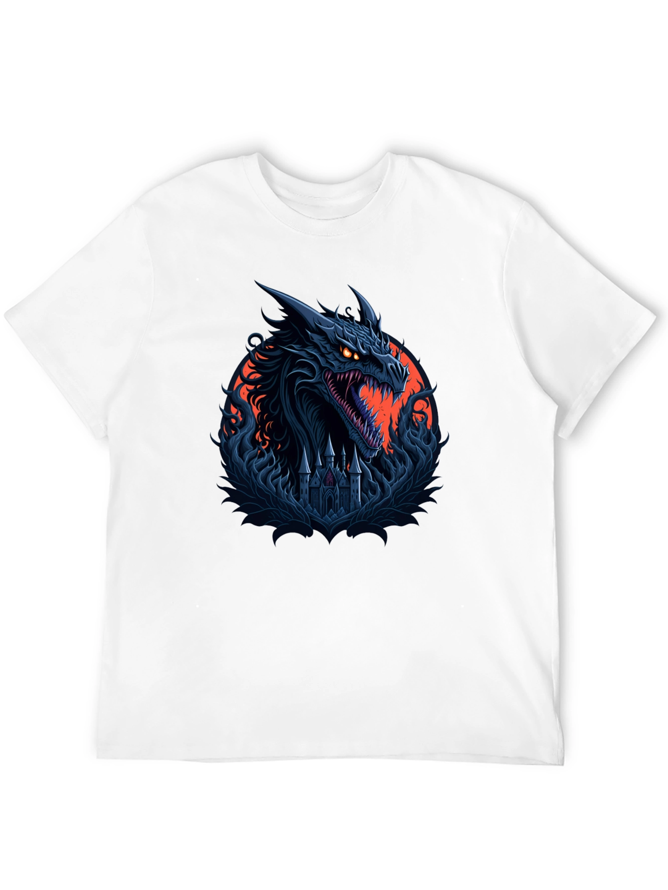 Dragon Castle Black T-Shirt