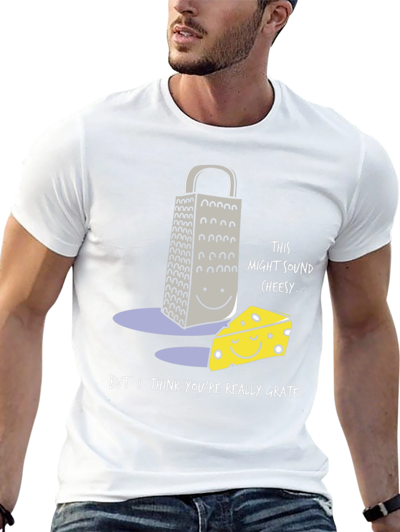 Cheesy Pun Graphic T-Shirt