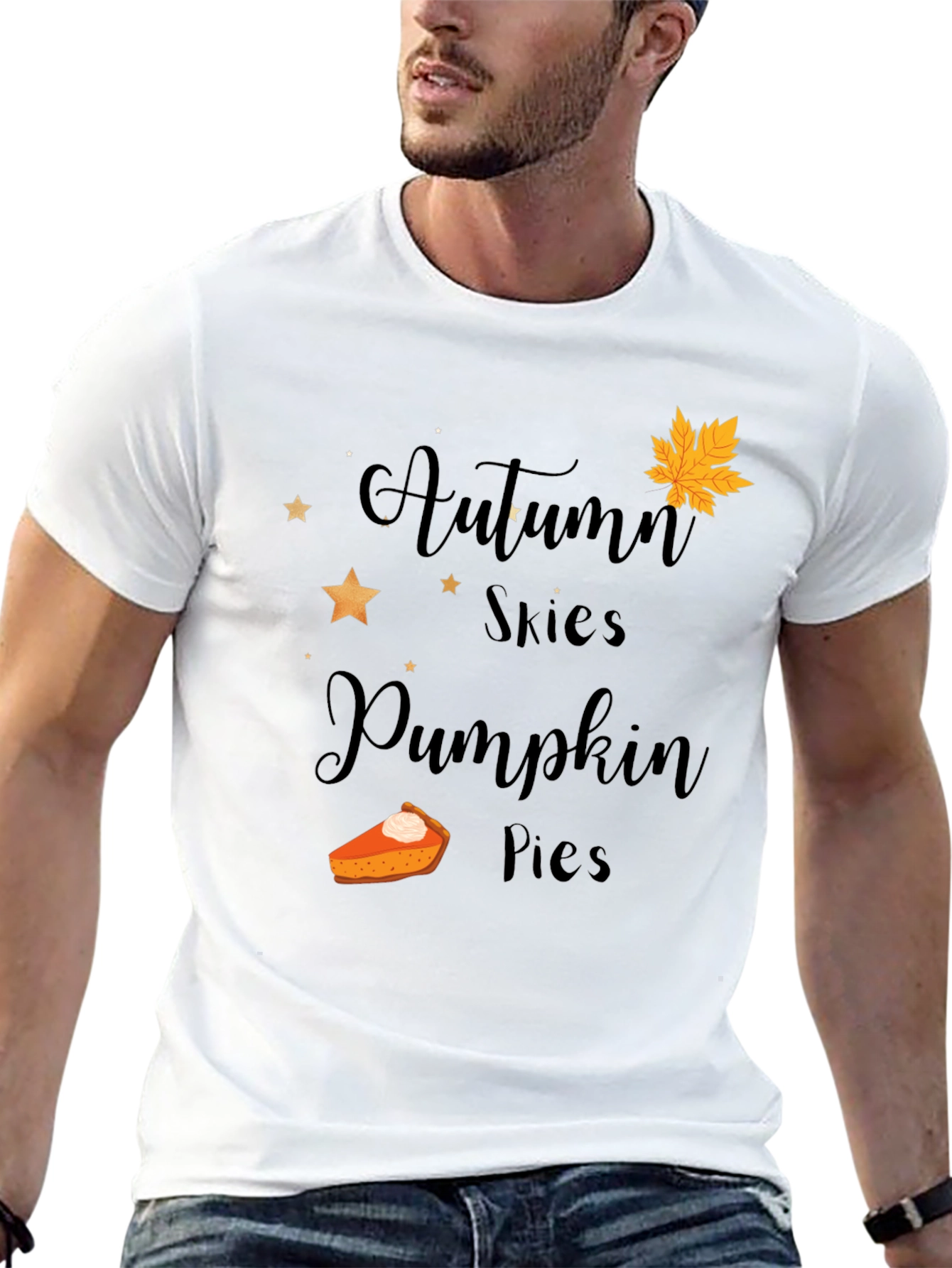 Autumn Skies Pumpkin Pies Graphic Tee