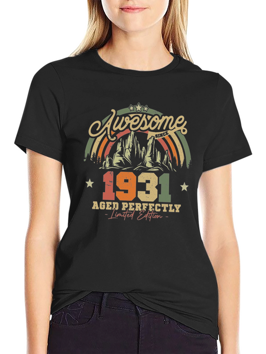 Awesome Since 1931 Limited Edition Aged Perfectly T-shirt