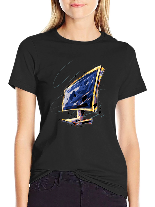 Abstract Monitor Graphic Tee