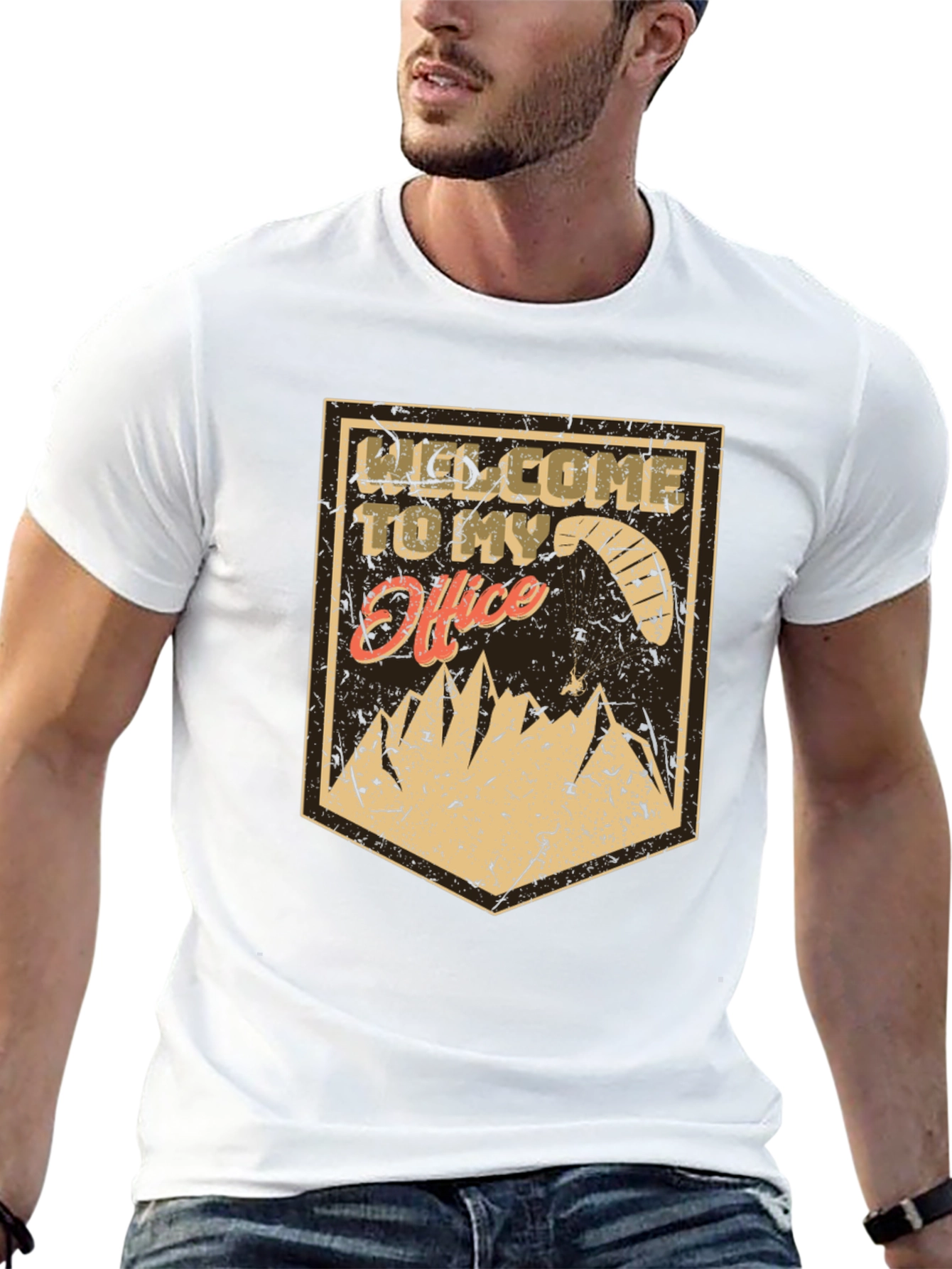 Welcome to My Office T-Shirt Paragliding Adventure Tee