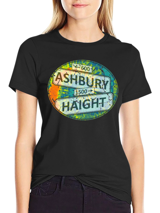 Ashbury Haight T-Shirt Tie Dye San Francisco