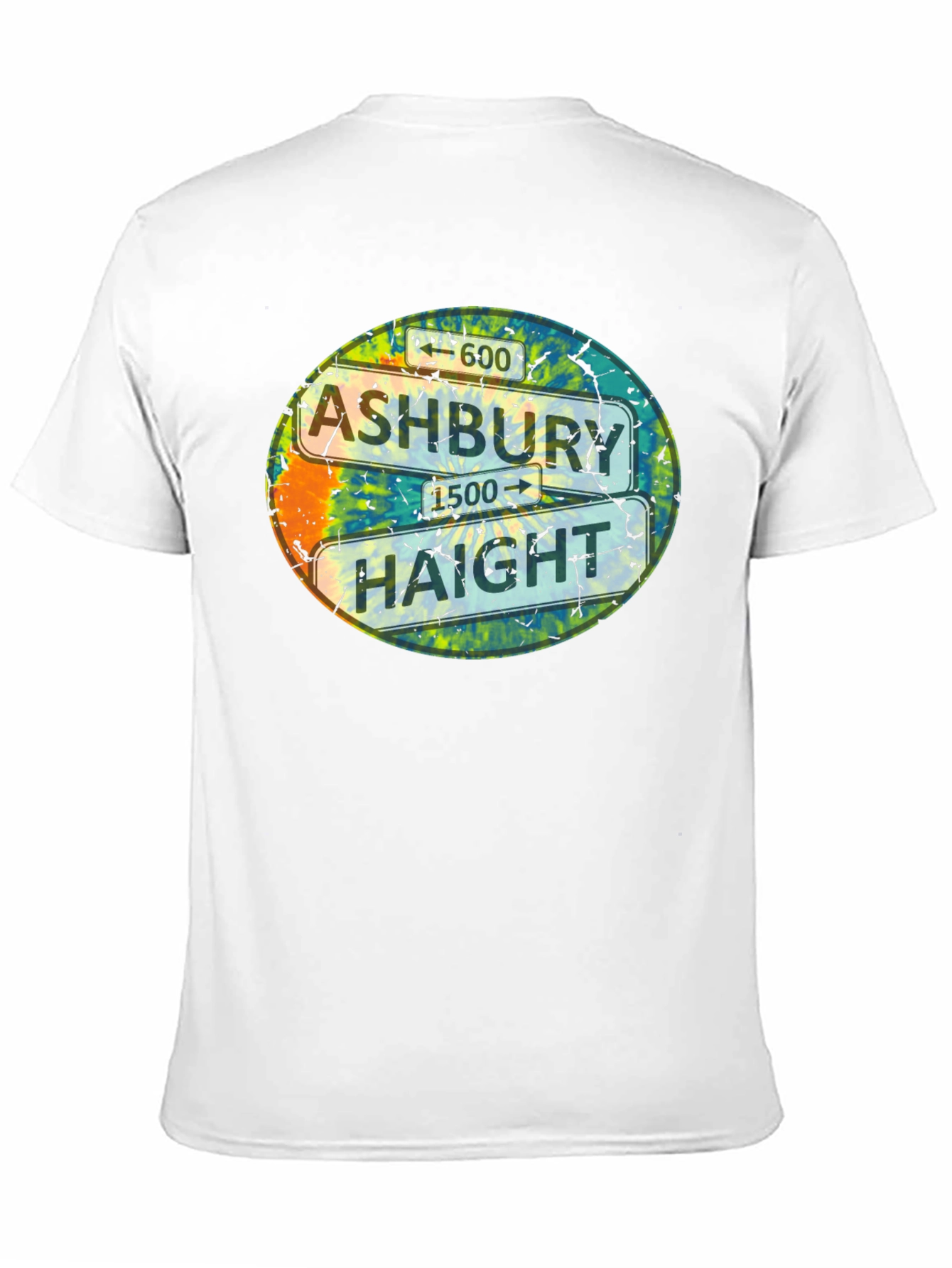 Ashbury Haight T-Shirt Tie Dye San Francisco