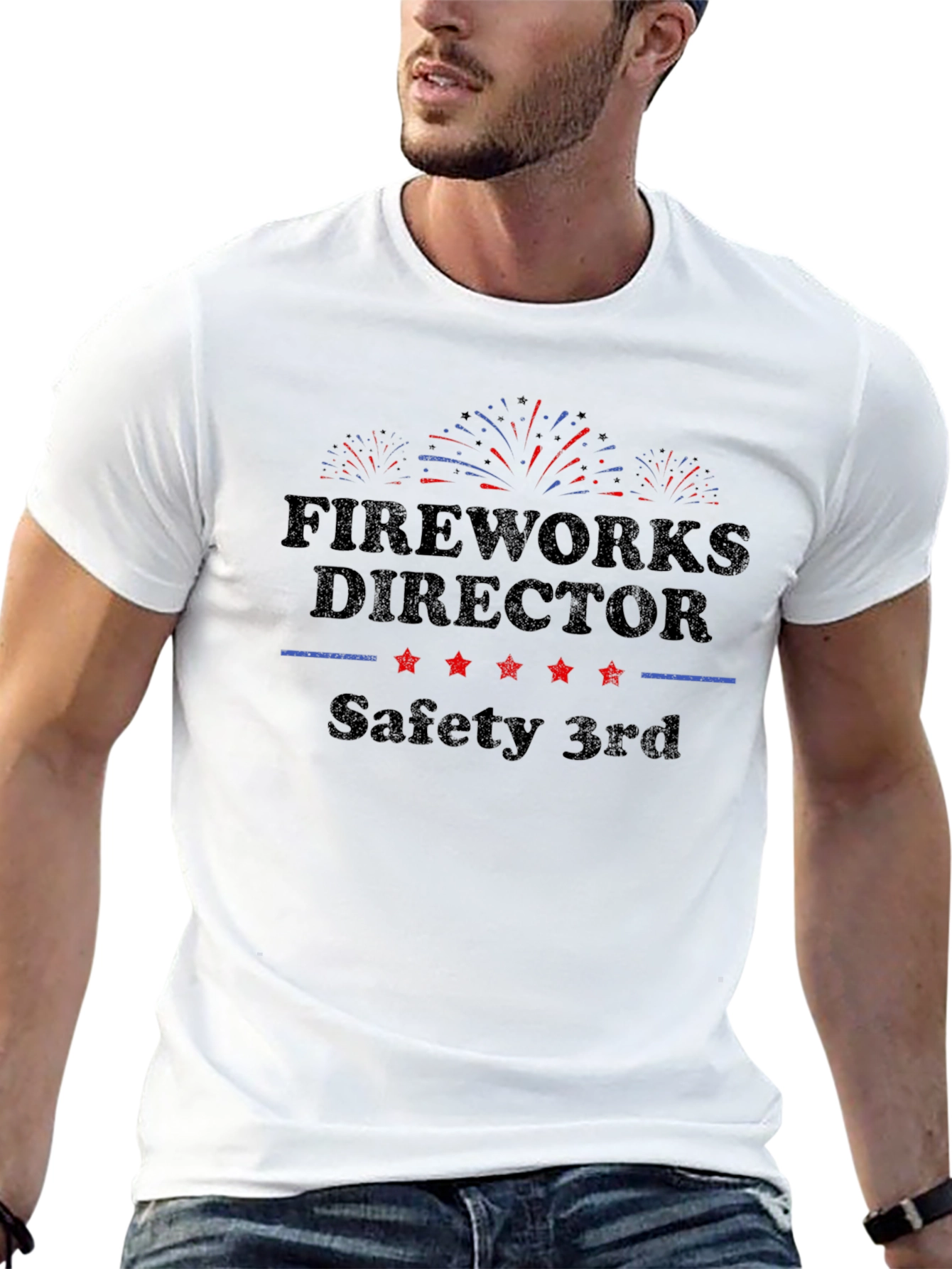 Fireworks Director Safety 3rd Graphic T-Shirt