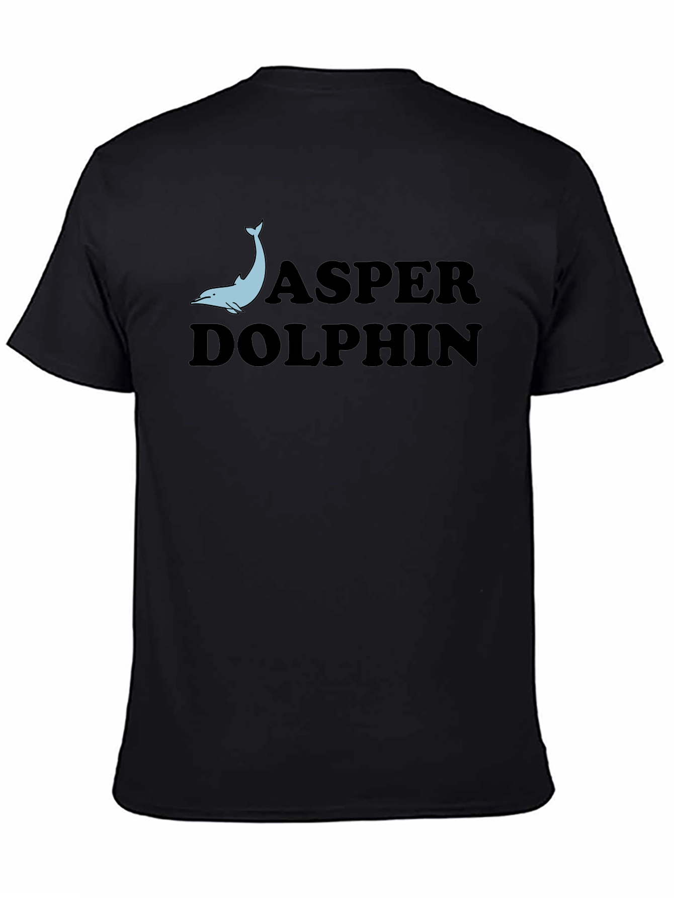 Jasper Dolphin Black T-Shirt