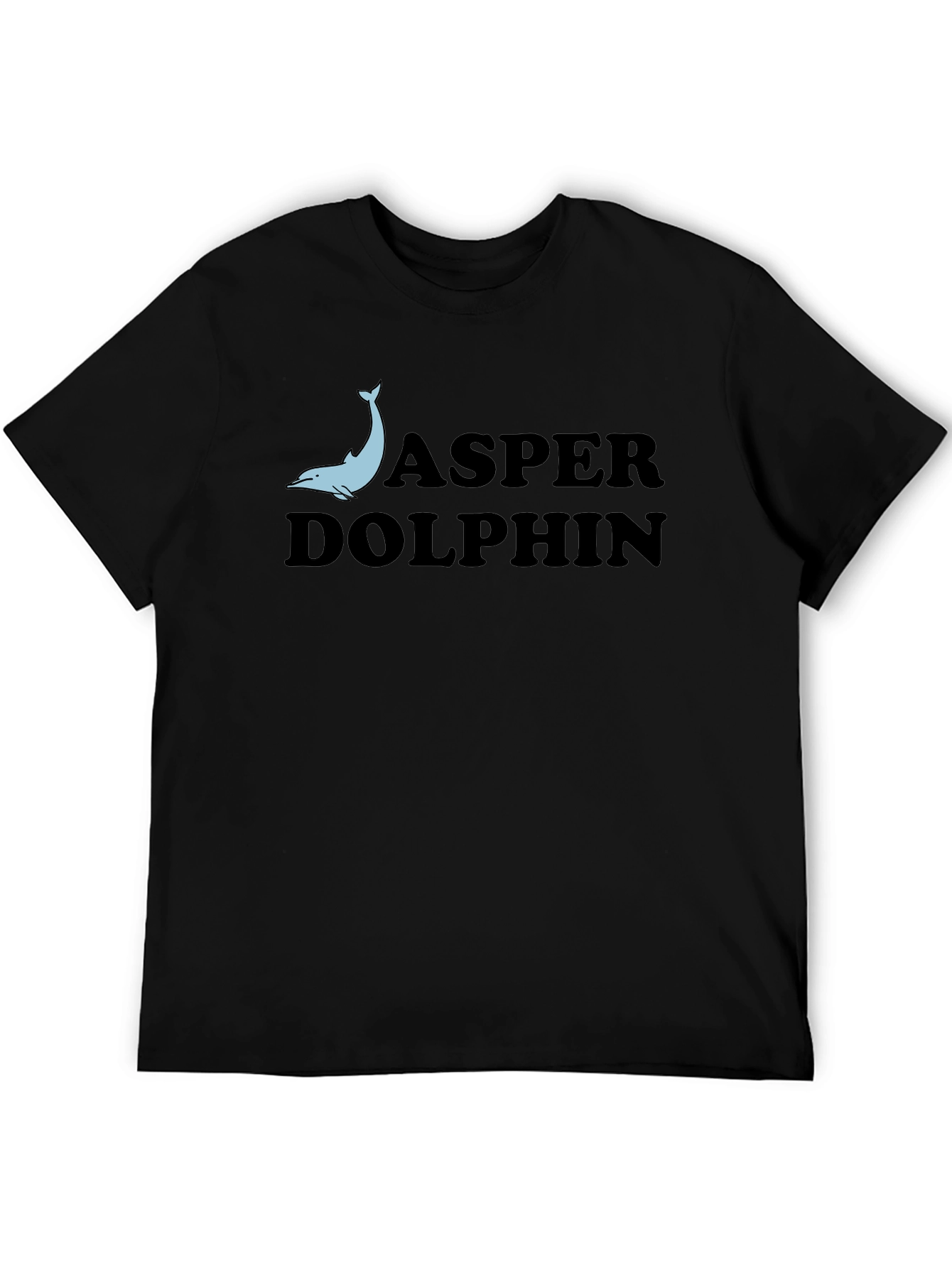 Jasper Dolphin Black T-Shirt
