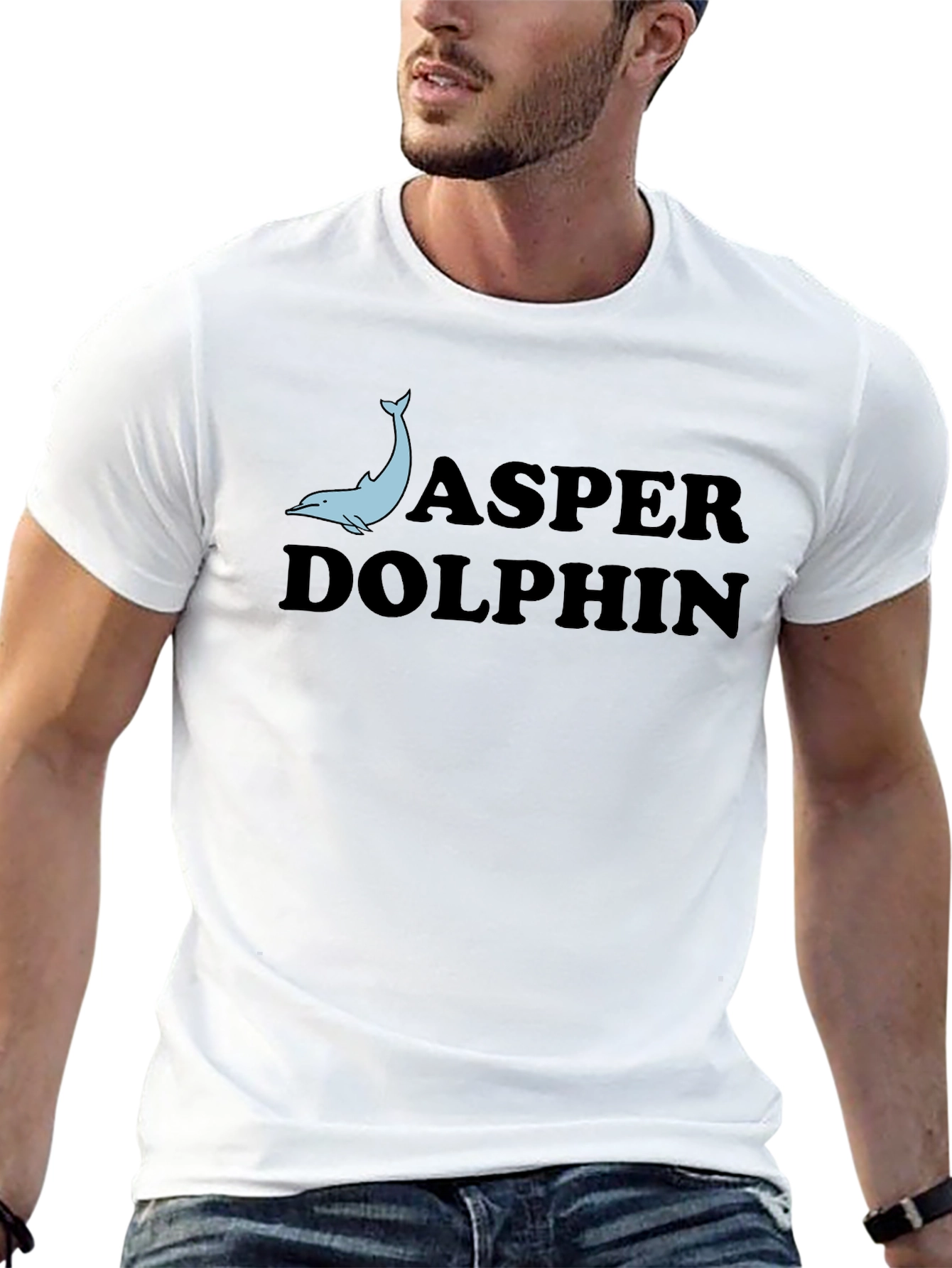 Jasper Dolphin Black T-Shirt