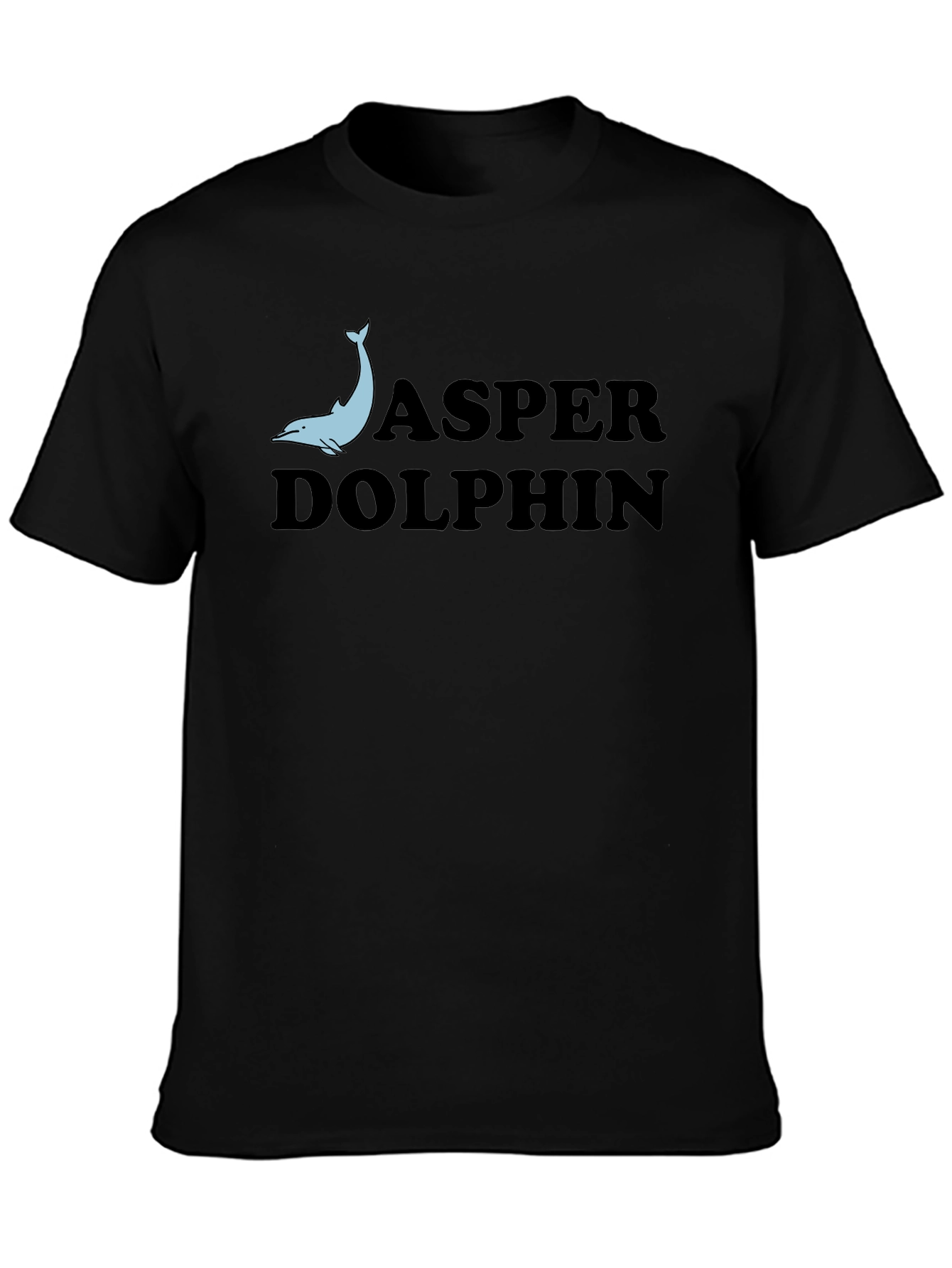 Jasper Dolphin Black T-Shirt