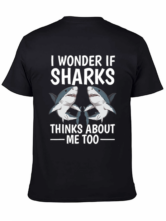 I Wonder If Sharks Think About Me Too T-Shirt