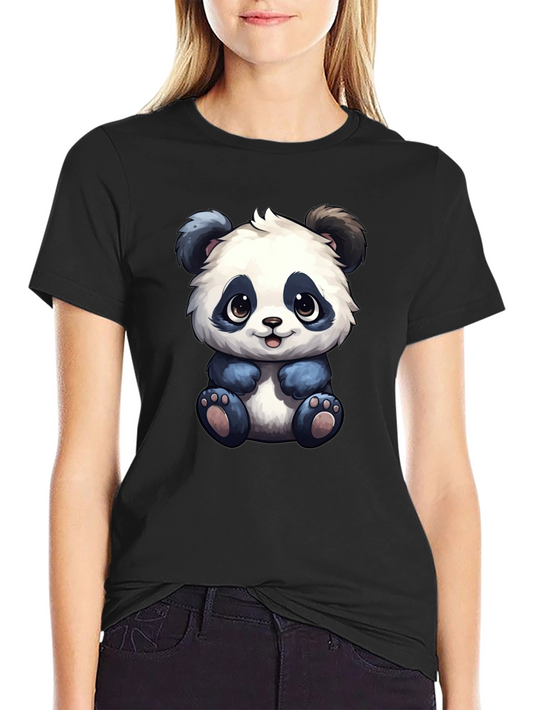 Cute Panda Bear Graphic T-Shirt