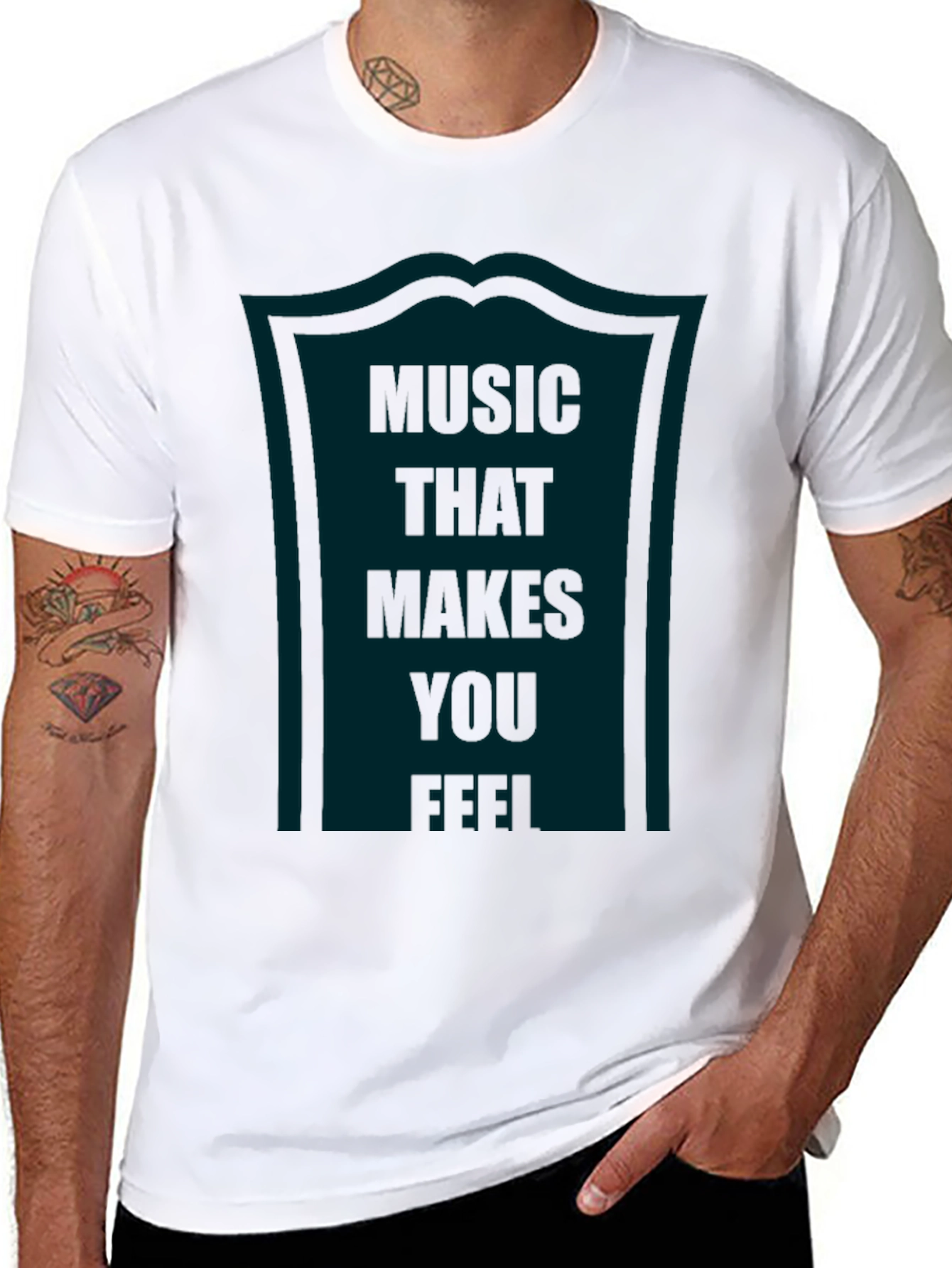 Music That Makes You Feel Graphic Tee