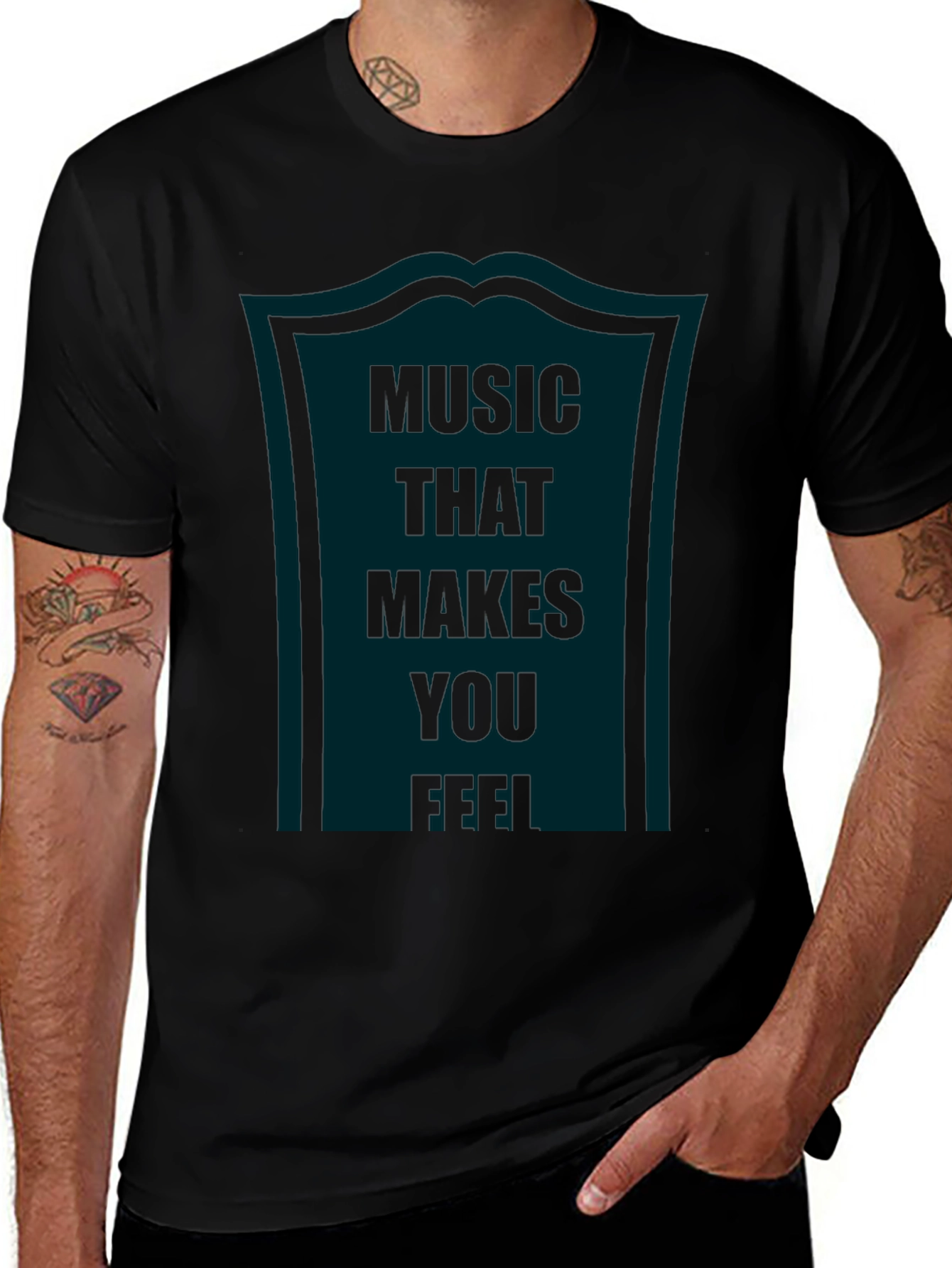 Music That Makes You Feel Graphic Tee