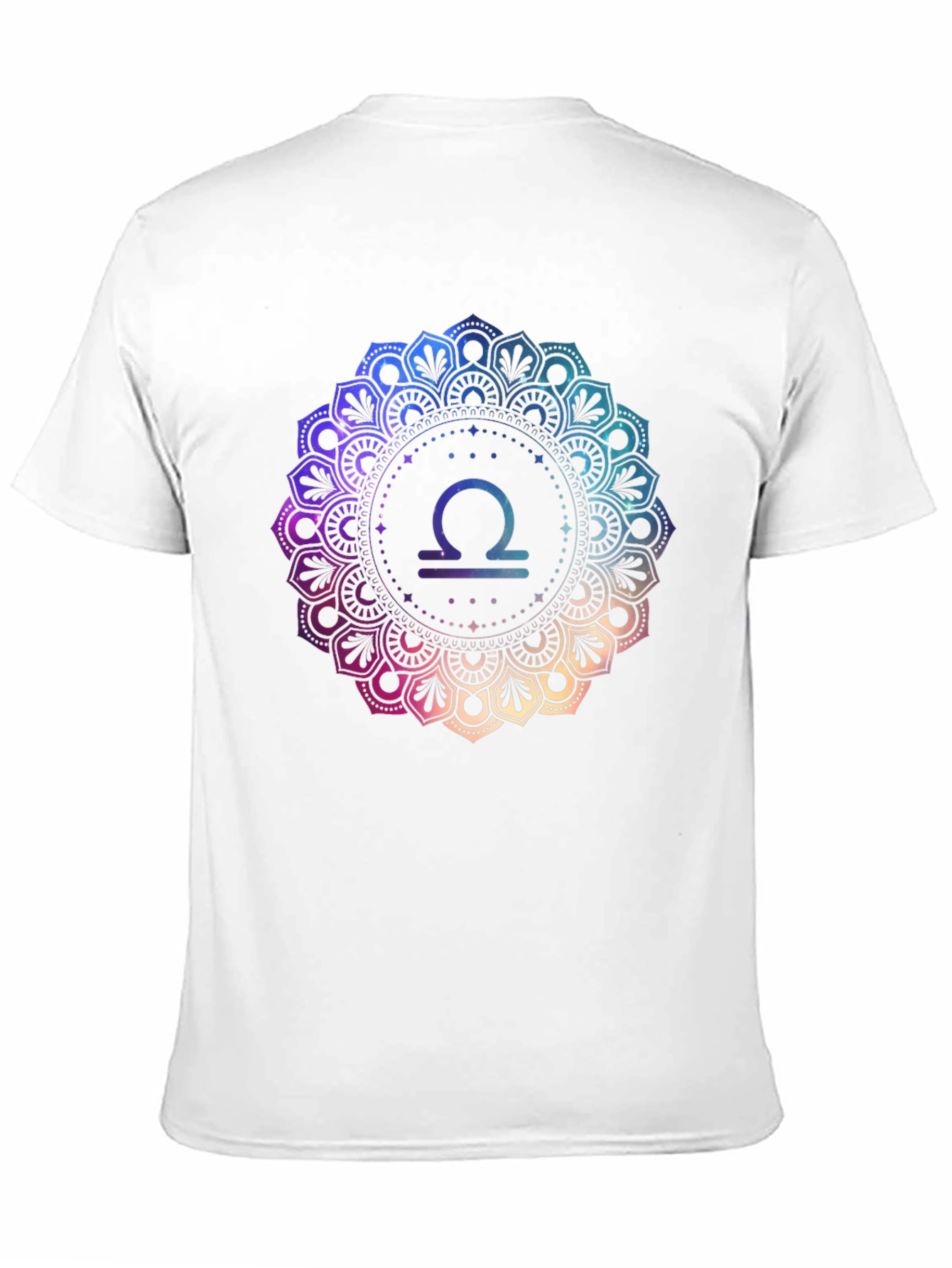 Libra Zodiac Mandala Graphic Tee